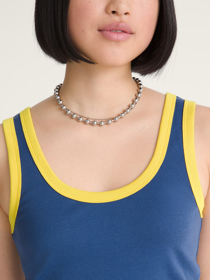 Polera M/C Mujer Lily Azul Vans