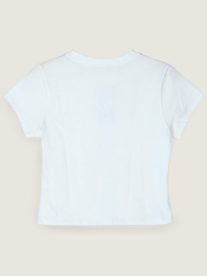 Polera M/C Mujer Starmarked Baby T Blanco Vans
