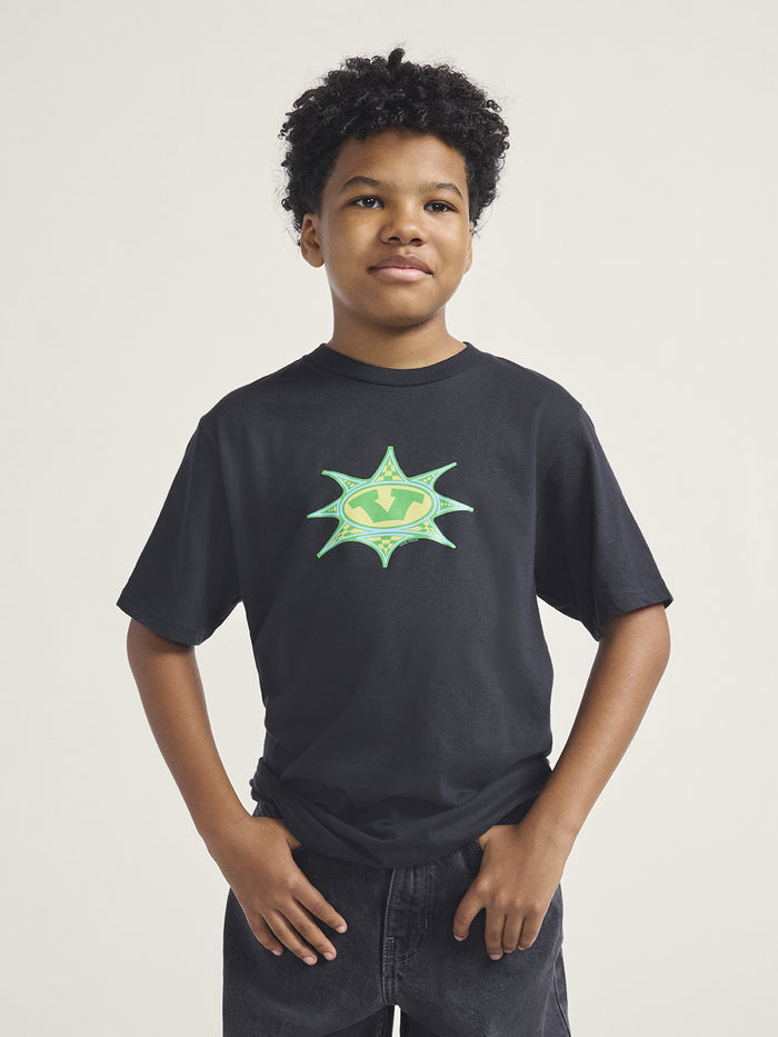 Polera M/C Niño Star Checker Negro Vans