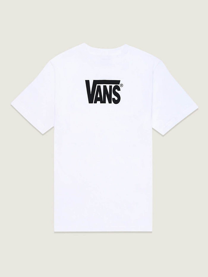 Polera M/C Nino Stretch Logo Blanco Vans