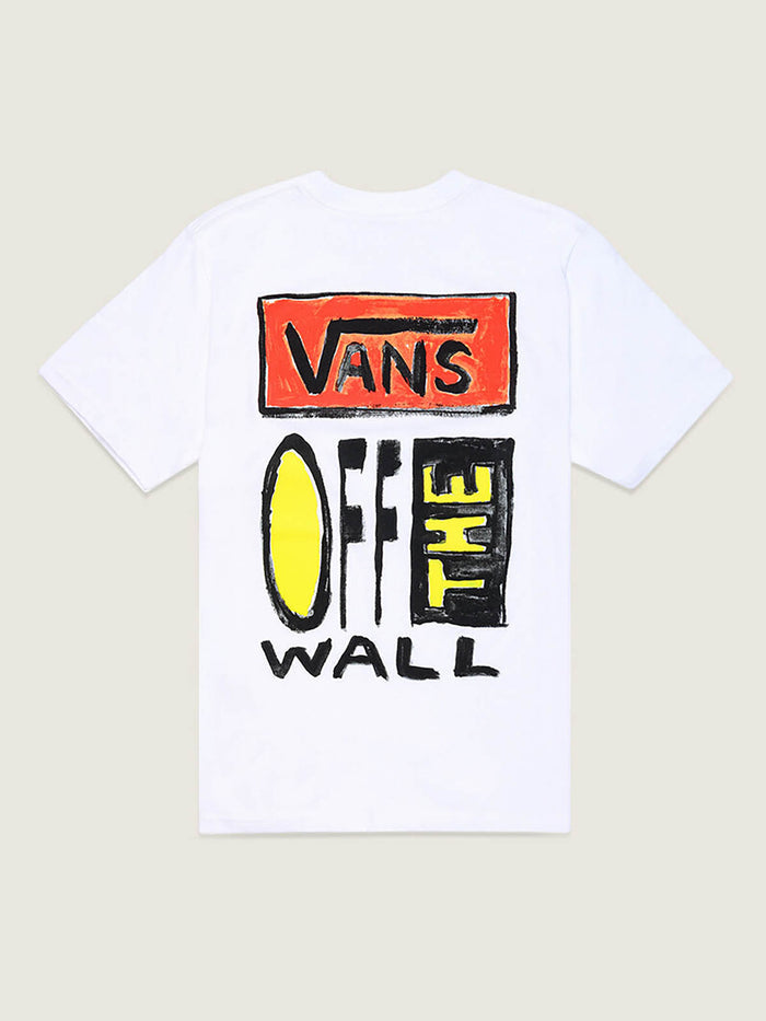 Polera M/C Nino Vans On Canvas Blanco Vans