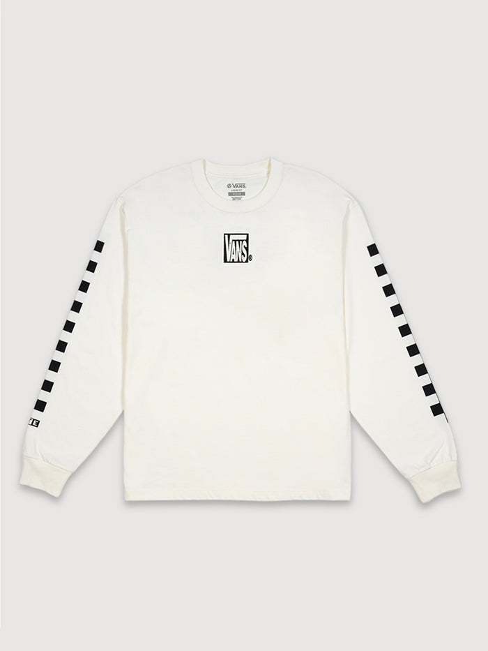 Polera M/L Hombre Mte Teamteam Blanco Vans