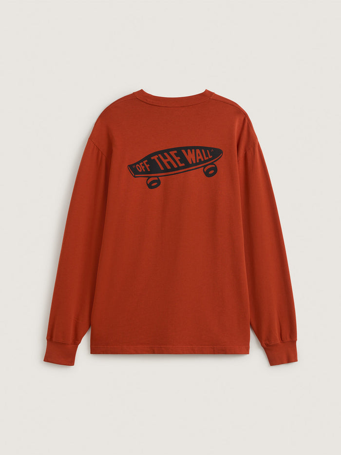 Polera M/L Hombre Premium Graphic Naranja Vans