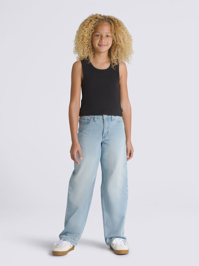 Polera S/M Nina Drew Rib Tank Negro Vans