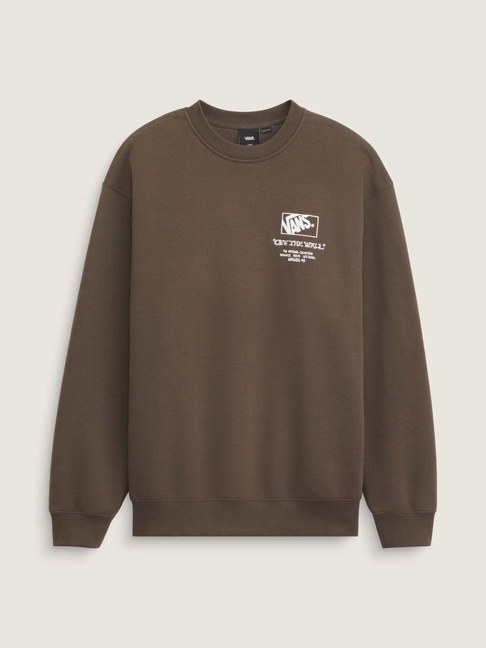 Poleron Hombre Circle Bones Formula Café Vans