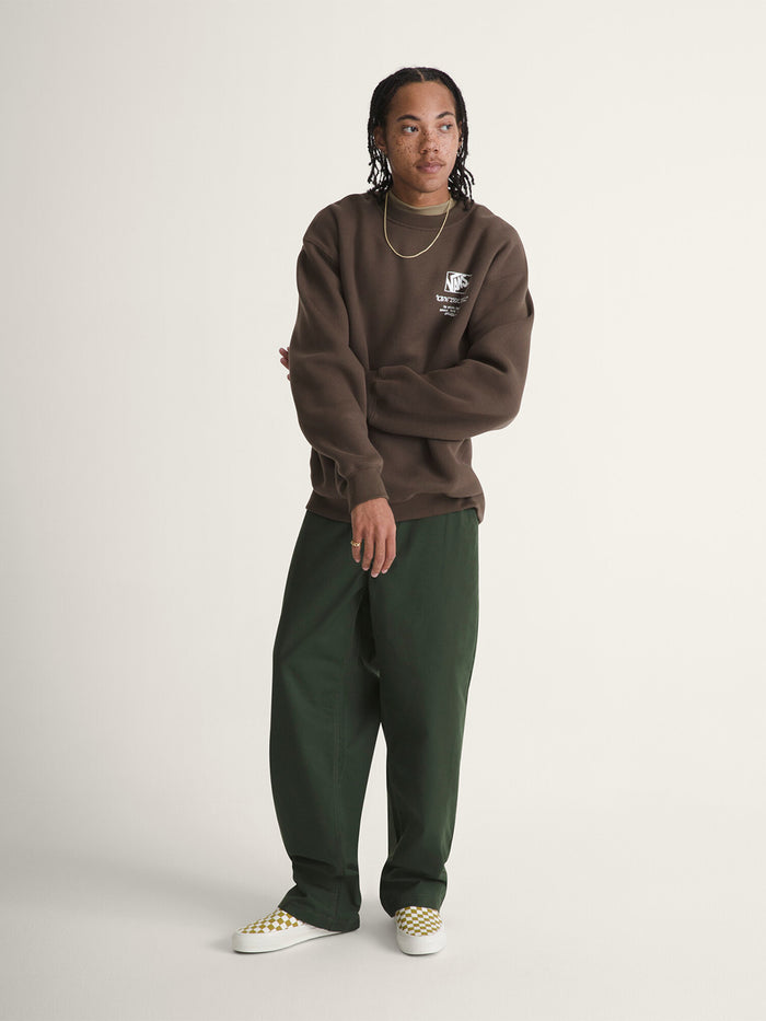 Poleron Hombre Circle Bones Formula Café Vans