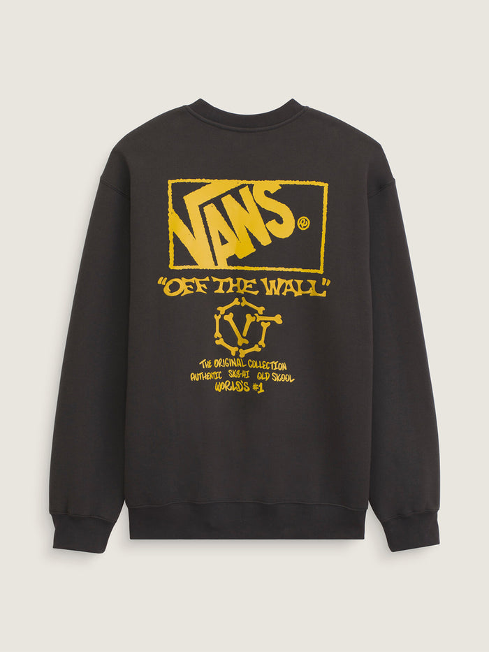 Poleron Hombre Circle Bones Formula Negro Vans