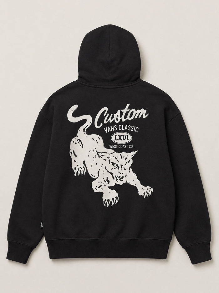 Polerón Hombre Custom Cat Negro Vans