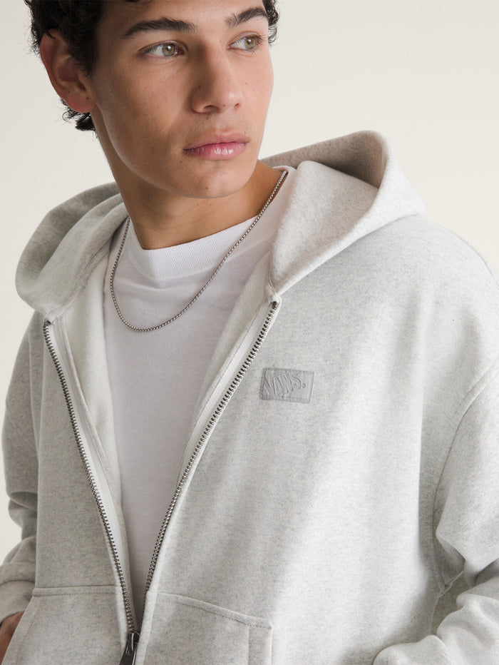 Poleron Hombre Full Zip Hoodie Gris Vans