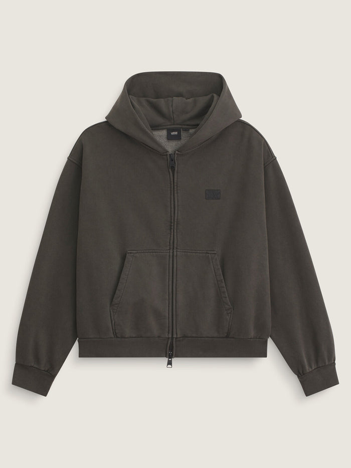 Poleron Hombre Full Zip Hoodie Negro Vans