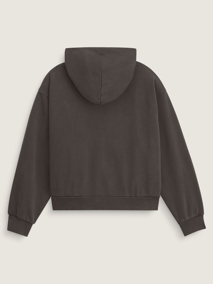 Poleron Hombre Full Zip Hoodie Negro Vans