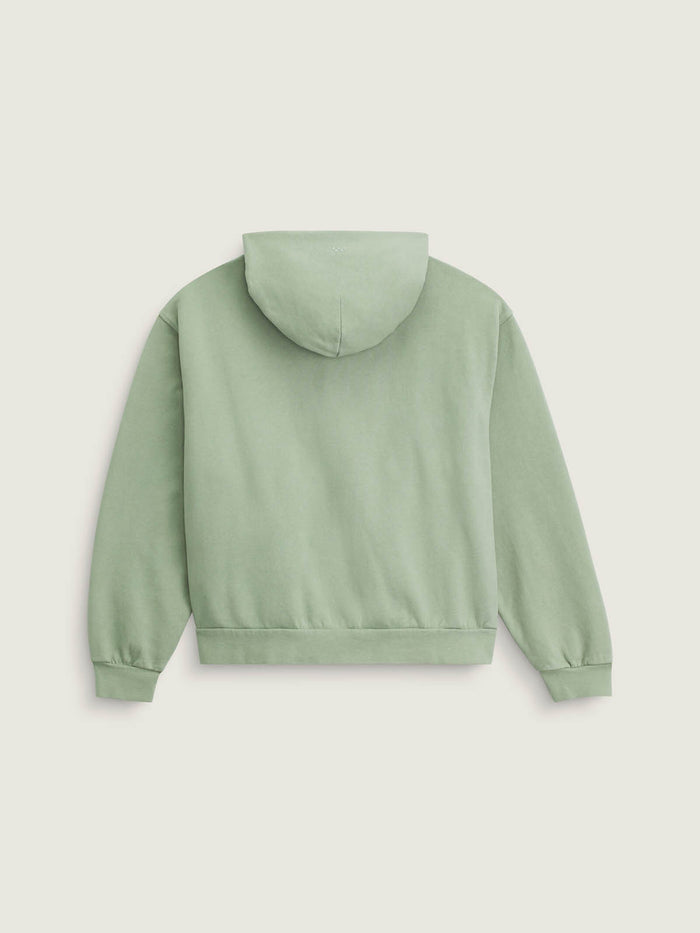 Poleron Hombre Full Zip Hoodie Verde Vans