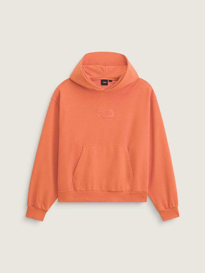 Poleron Hombre Pullover Naranjo Vans