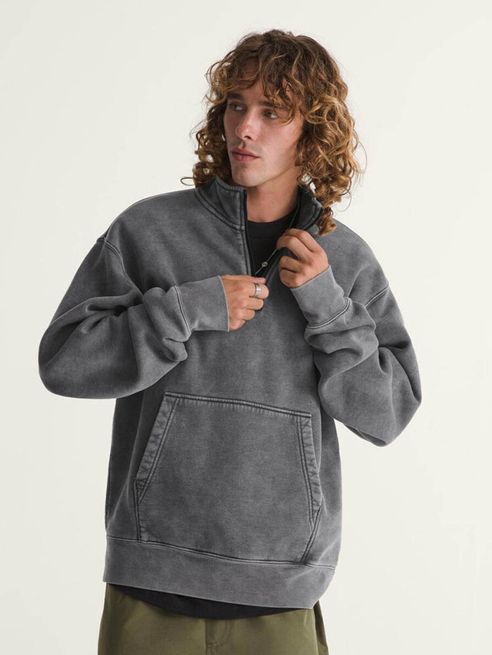 Poleron Hombre Quarter Zip Negro Vans