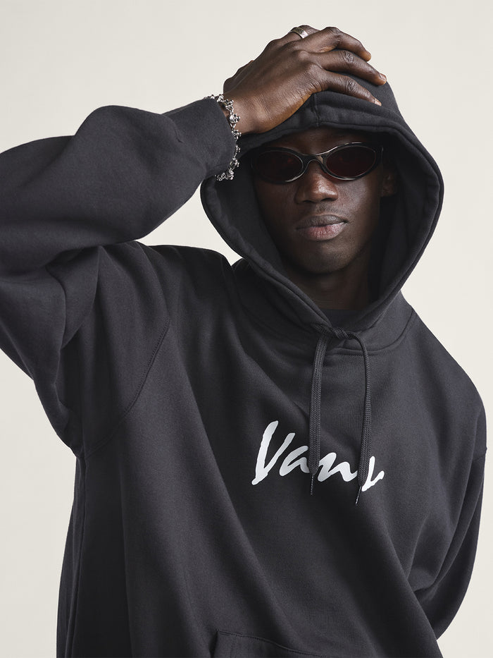 Polerón Hombre Scripted Pullover Negro Vans