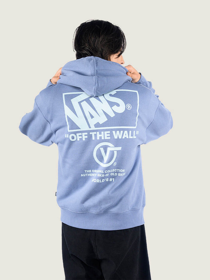 Poleron Hombre Stacked Hi Pullover Gris Vans