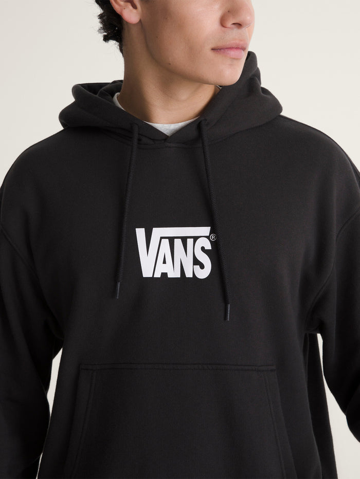 Poleron Hombre Stretch Logo Pullove Negro Vans