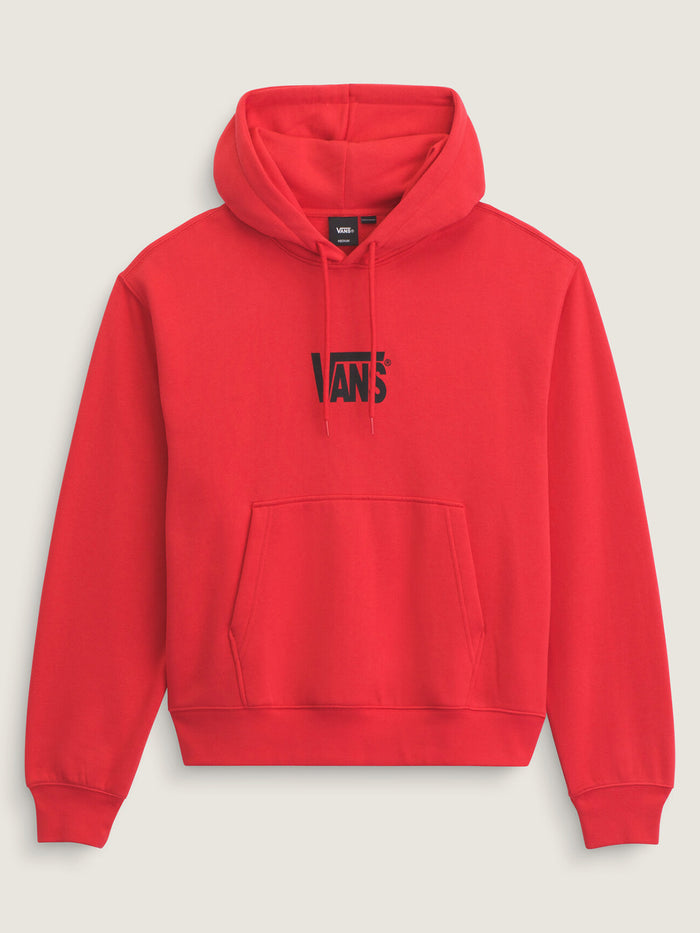 Poleron Hombre Stretch Logo Pullove Rojo Vans