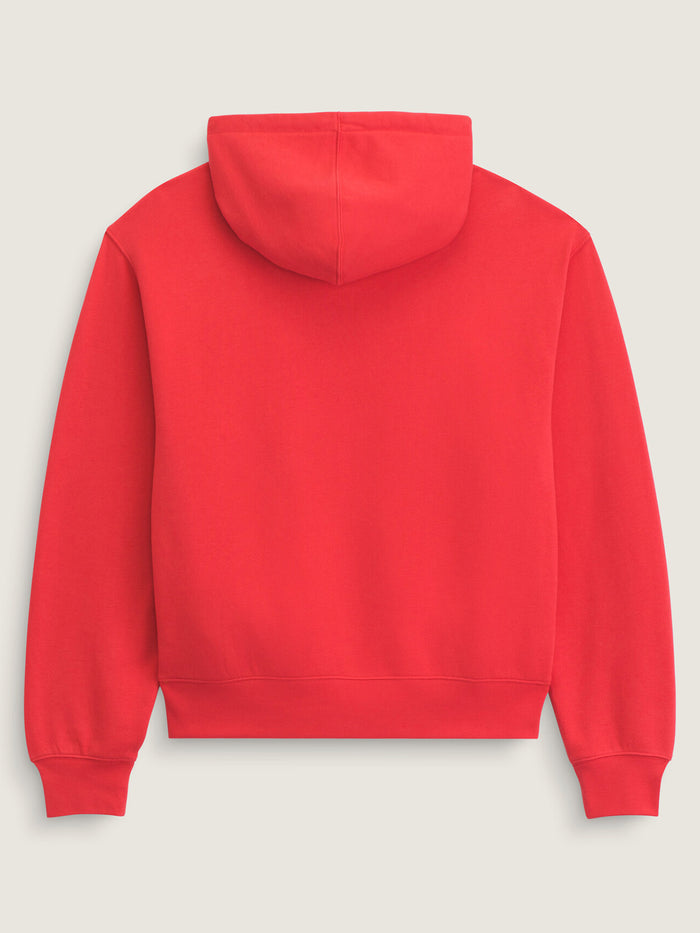 Poleron Hombre Stretch Logo Pullove Rojo Vans