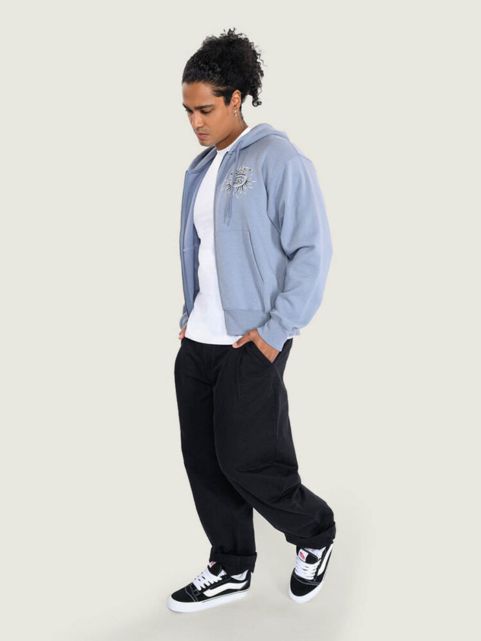 Poleron Hombre Torched Full Zip Gris Vans