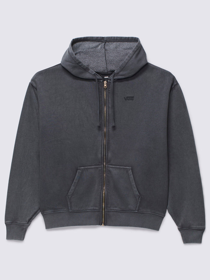 Poleron Mujer Everyday Os Zip Hood Negro Vans