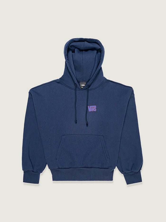 Poleron Mujer Torched Logo Po Hood Negro Vans