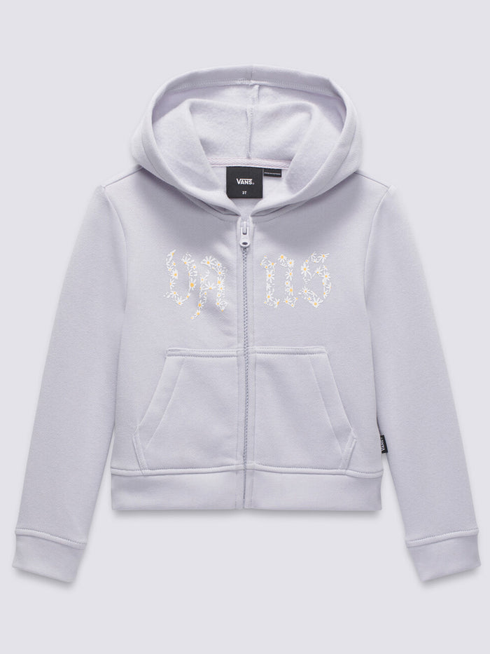 Polerón Casual Niña Daisy Break Zip Hood Gris Vans