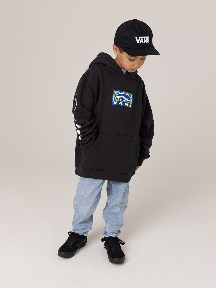 Poleron Nino Sidestripe Sportwear Negro Vans