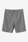 Portola Slub Check 20" Hybrid Shorts - Gargoyle | O'Neill