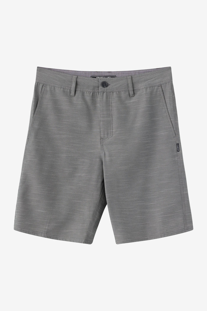 Portola Slub Check 20" Hybrid Shorts - Gargoyle | O'Neill