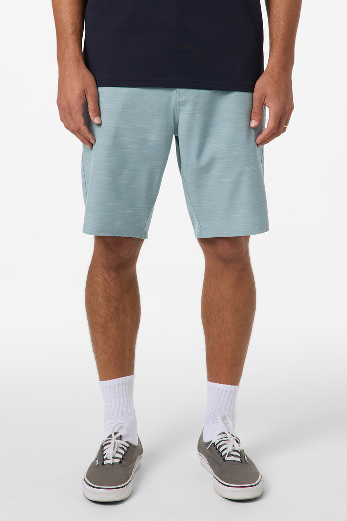 Portola Slub Check 20" Hybrid Shorts - Stone Blue | O'Neill