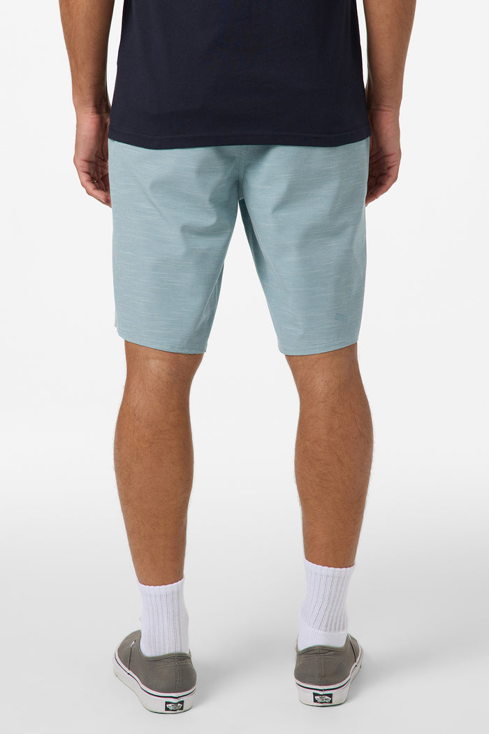 Portola Slub Check 20" Hybrid Shorts - Stone Blue | O'Neill
