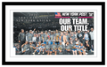 Premium Framed 2026 Championship Front & Back Cover Wrap