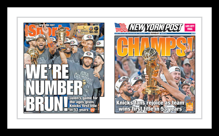 Premium Framed 2026 Championship Front & Back Cover