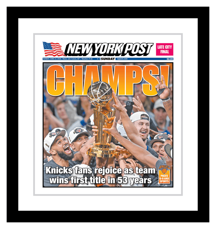 Premium Framed 2026 Championship Front Cover