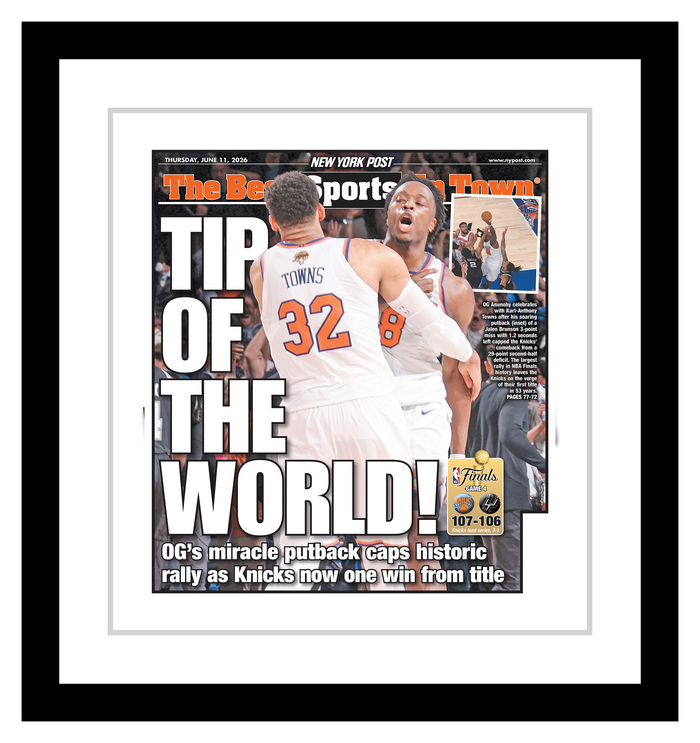 Premium Framed Playoff Cover - TIP - June 11, 2026