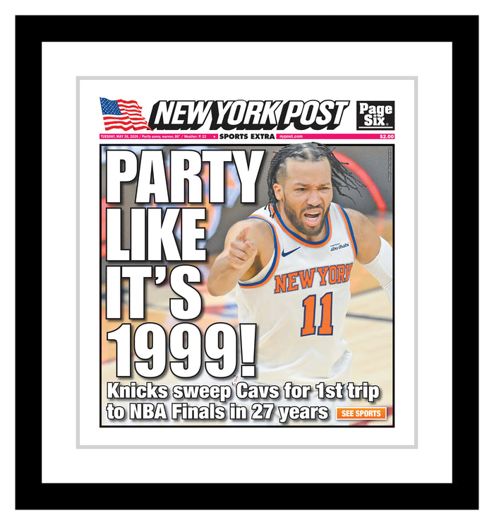 Premium Framed Playoff Cover "1999" - May 26, 2026