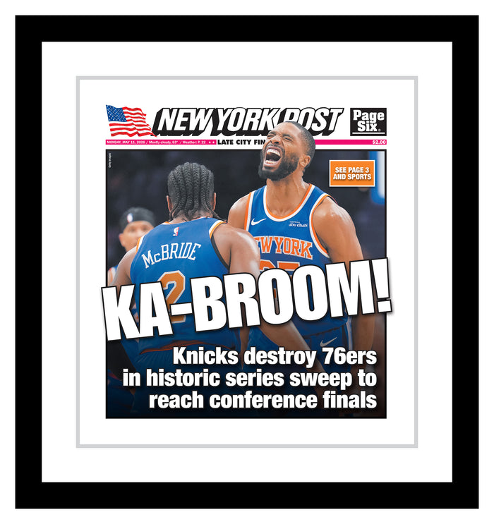 Premium Framed Playoff Cover "Ka-Broom!" - May 11, 2026