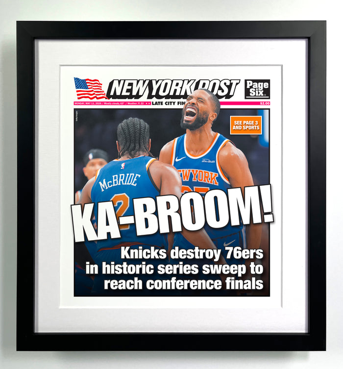 Premium Framed Playoff Cover "Ka-Broom!" - May 11, 2026