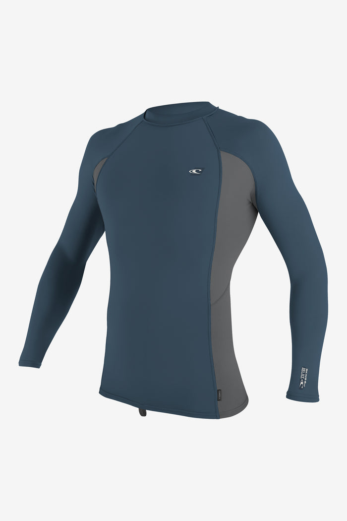 Premium Skins L/S Rash Guard - Blu Smoke | O'Neill