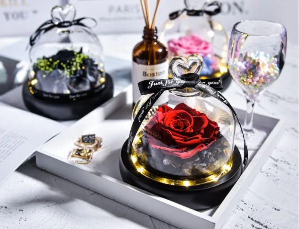 Preserved Rose Gift Box – Elegant Home Decor 🌹