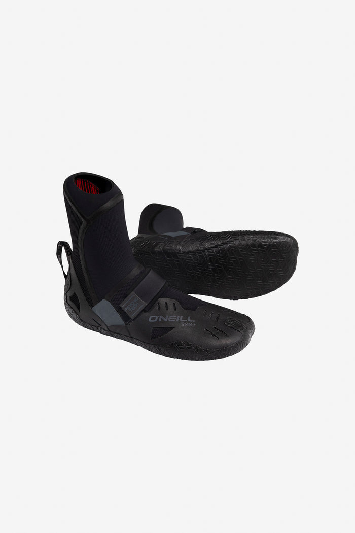Psycho Tech 5mm+ RT Booties - Black | O'Neill