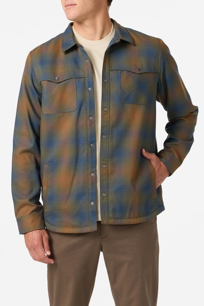 Ranchero Plaid Western Jacket - Army Green | O'Neill