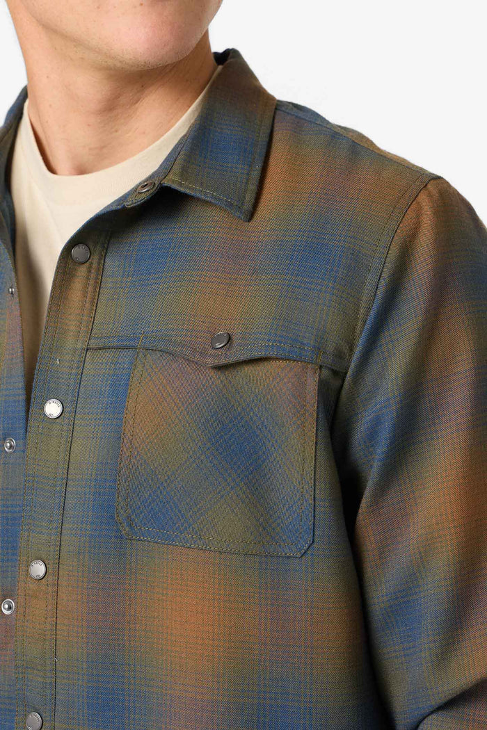 Ranchero Plaid Western Jacket - Army Green | O'Neill