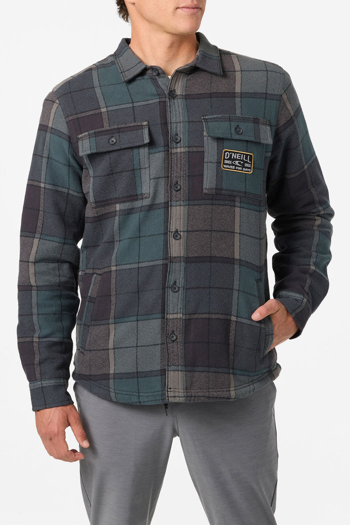Redmond High Pile Lined Jacket - Black | O'Neill