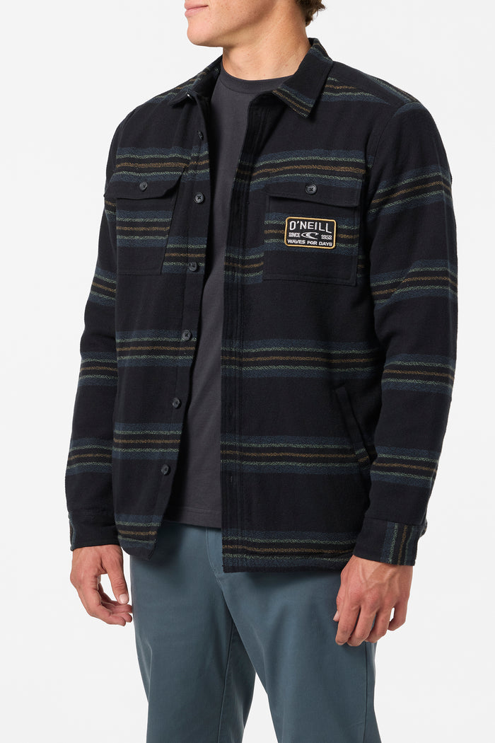 Redmond High Pile Lined Jacket - Black 2 | O'Neill