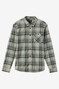 Redmond Plaid Flannel Standard Fit Long Sleeve Shirt - Sage | O'Neill