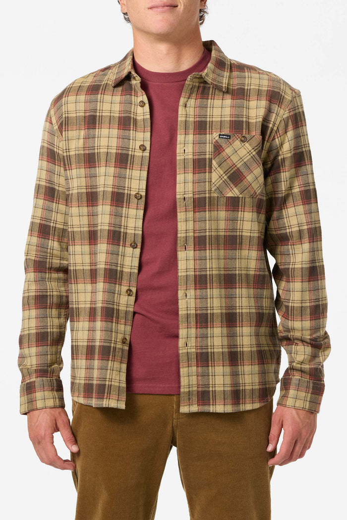 Redmond Plaid Flannel Standard Fit Long Sleeve Shirt - Twill | O'Neill