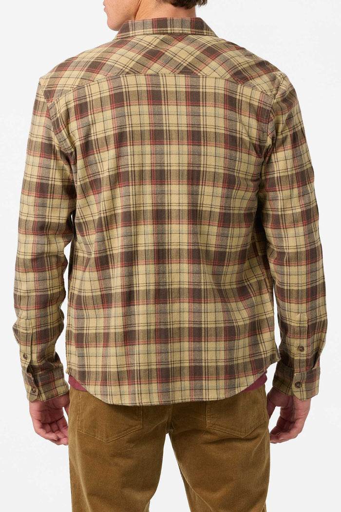 Redmond Plaid Flannel Standard Fit Long Sleeve Shirt - Twill | O'Neill