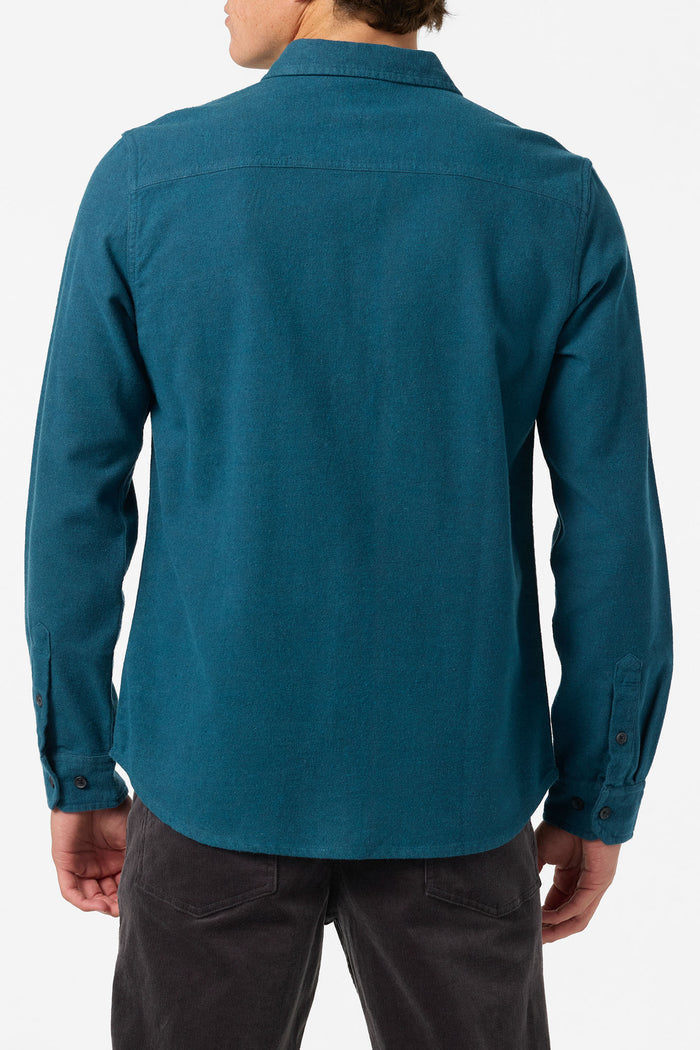 Regent Flannel Standard Fit Long Sleeve Shirt - Dark Slate | O'Neill
